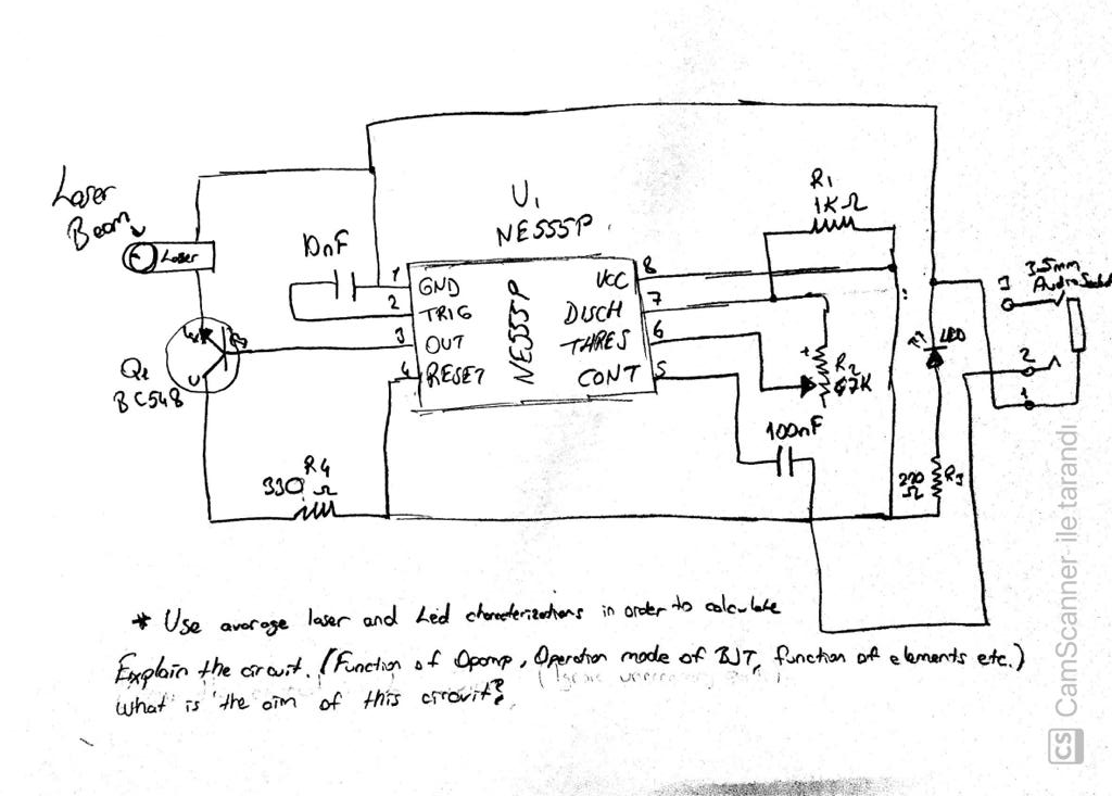 Solved We connect laser instead of LEFT SIDE LED. Can you | Chegg.com