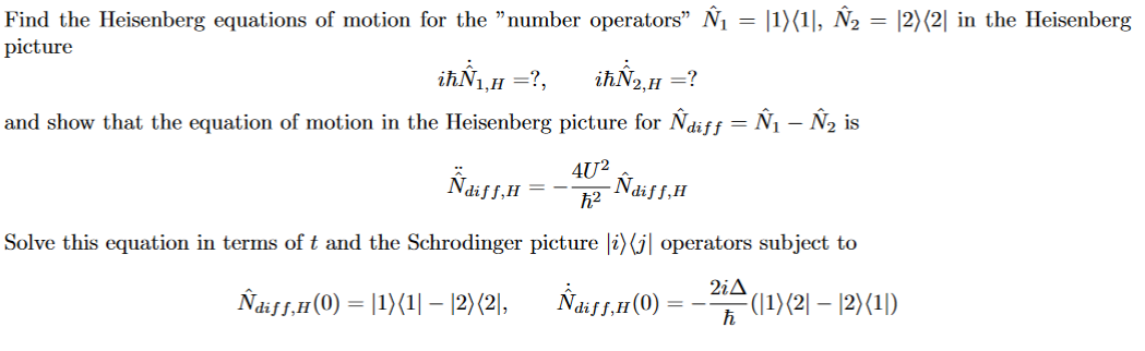 Solved Problem 15. A two state system with states ∣1 ,∣2 of | Chegg.com