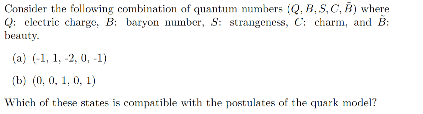 Solved Consider the following combination of ﻿quantum | Chegg.com