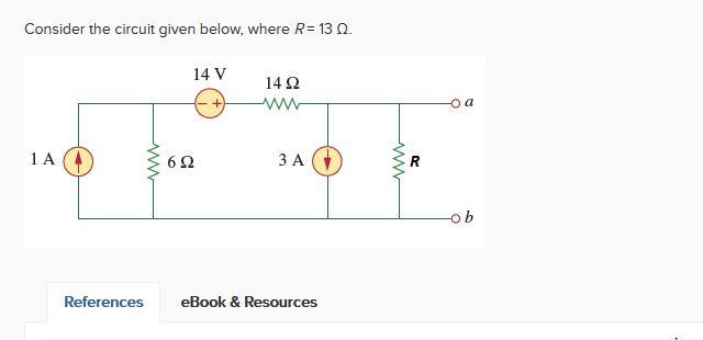 Solved Consider the circuit given below, where R= 130. 14 V | Chegg.com
