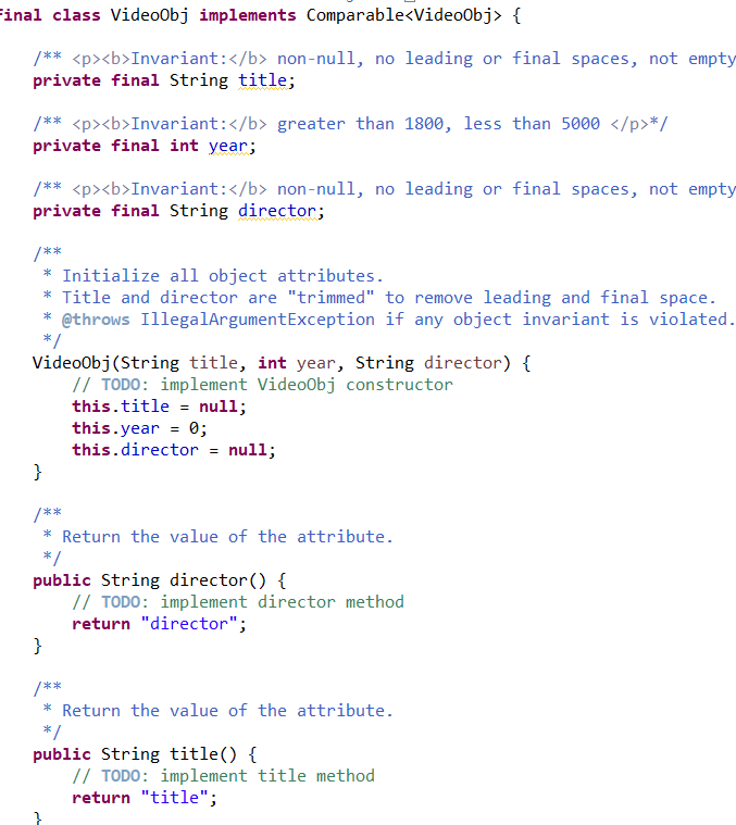 Solved In HW 5, we will begin to implement a simple | Chegg.com