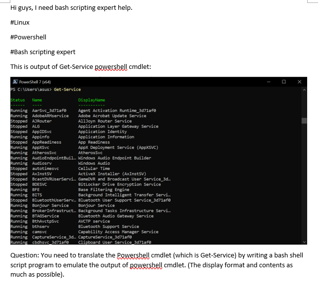 Degenerate Petulance Generally speaking Solved Hi guys, I need bash scripting expert help. #Linux | Chegg.com