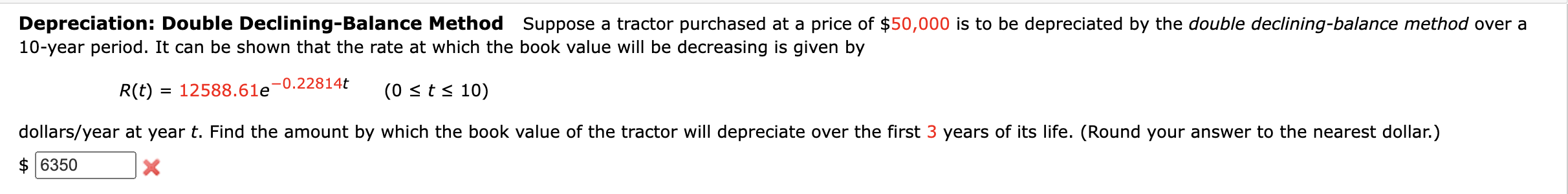 Solved Depreciation Double Declining Balance Method Suppose 1158