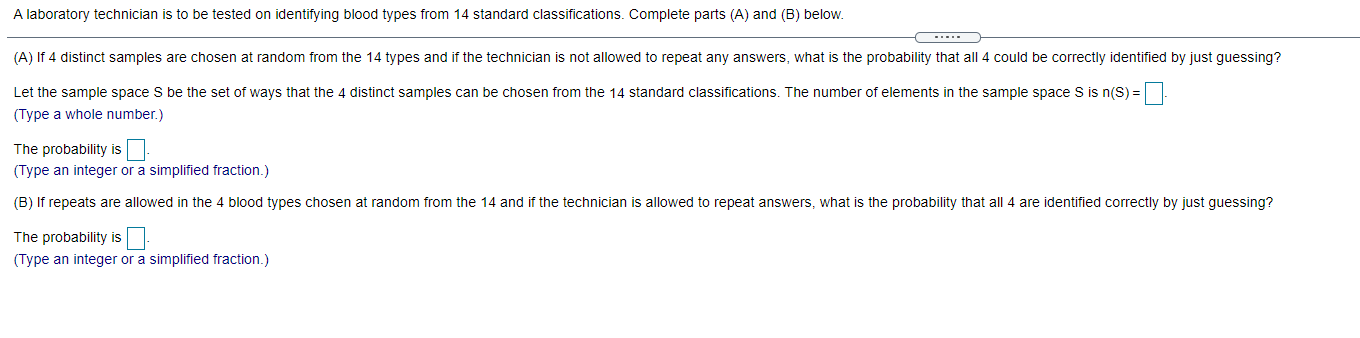 Solved A Laboratory Technician Is To Be Tested On | Chegg.com