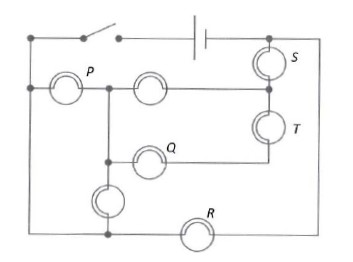 Solved In The Following Circuit, All Bulbs Are Identical. | Chegg.com