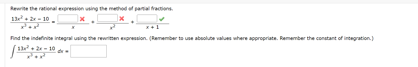 Solved Rewrite the rational expression using the method of | Chegg.com