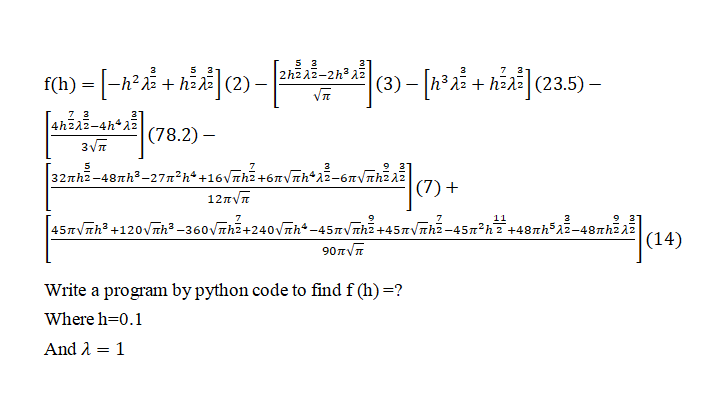 Solved I need all step by python program and i need code by | Chegg.com