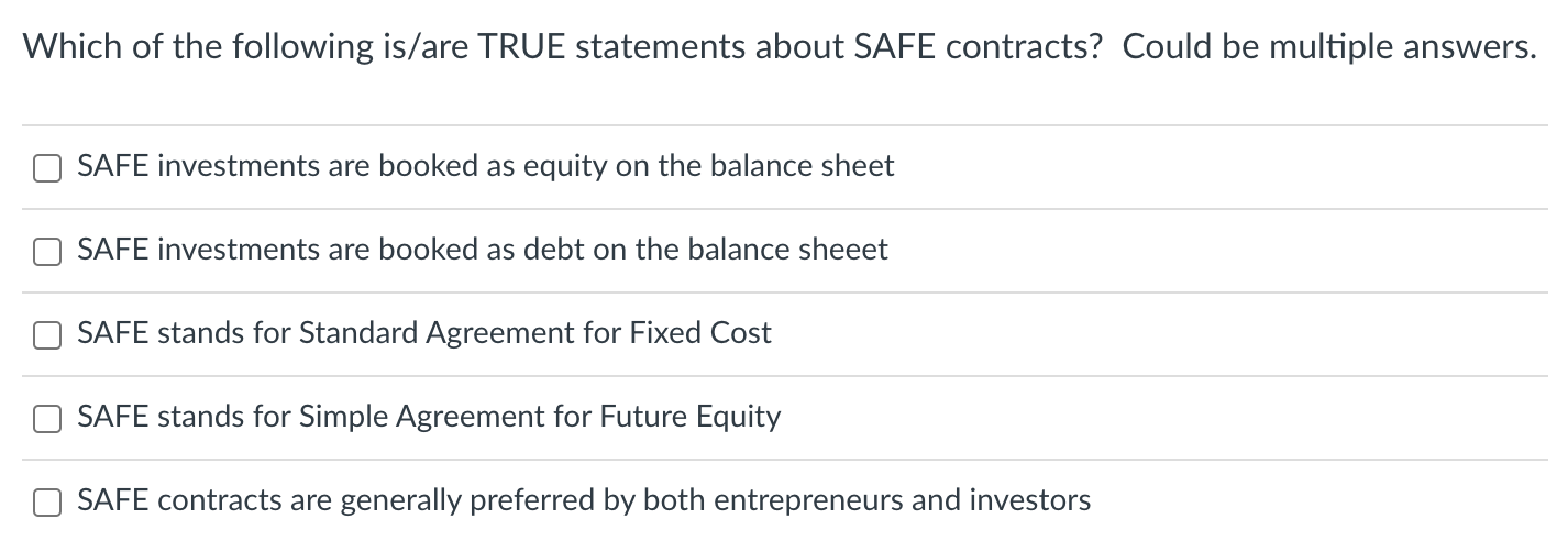 Solved Which of the following is/are TRUE statements about