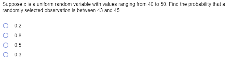 Solved Suppose x is a uniform random variable with values | Chegg.com