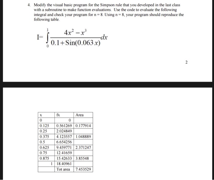 Solved Write a Visual Basic code ti solve the problem | Chegg.com