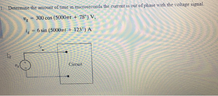 Solved Determine the amount of time in microseconds the | Chegg.com