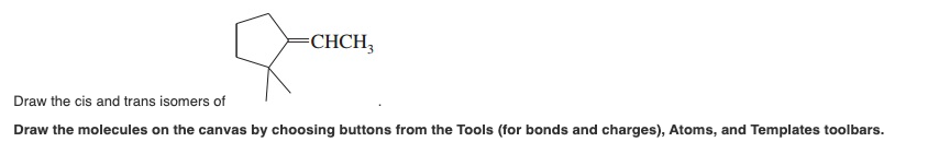 Solved CHCH go Draw the cis and trans isomers of Draw the | Chegg.com