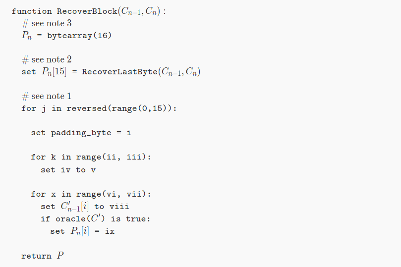 Solved Q8 Padding Oracle Attack Part 8: Recovering All Bytes | Chegg.com