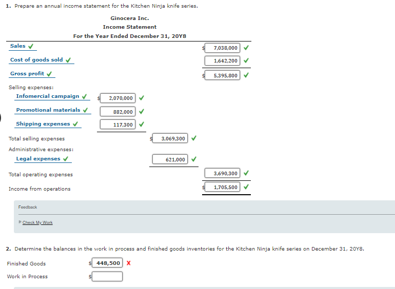 Solved Flow of Costs and Statement 0.70 0.70 Ginocera