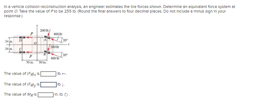 Solved In a vehicle collision reconstruction analysis, an | Chegg.com