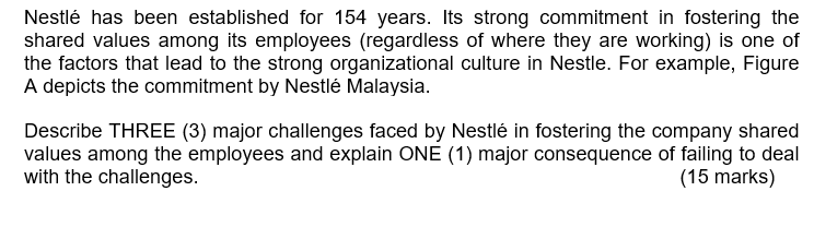 Solved Nestlé has been established for 154 years. Its strong | Chegg.com