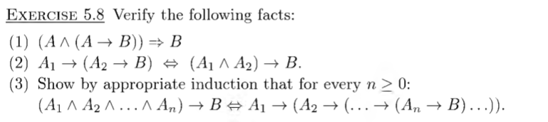 Solved EXERCISE 5.8 Verify the following facts: (1) | Chegg.com