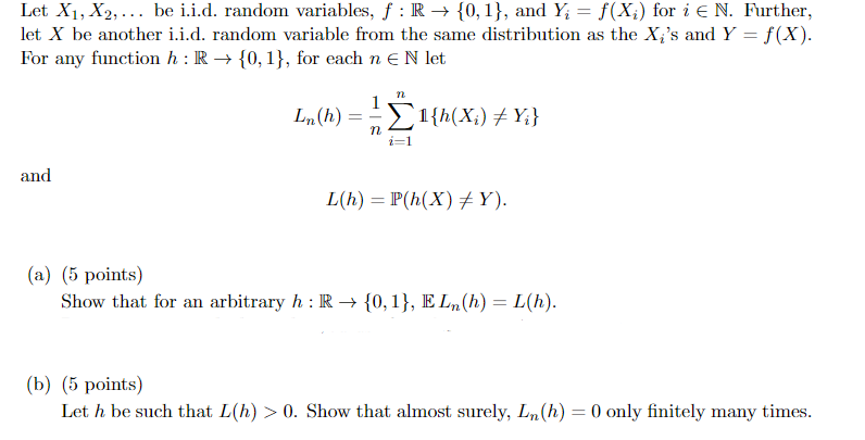 Solved Let X1 X2 Be I I D Random Variables F R Chegg Com