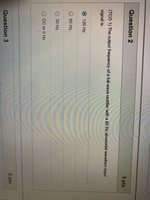 Solved The output frequency of a full-wave rectifier with a | Chegg.com