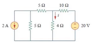 Solved find the current in the 4 ﻿ohm resistor | Chegg.com