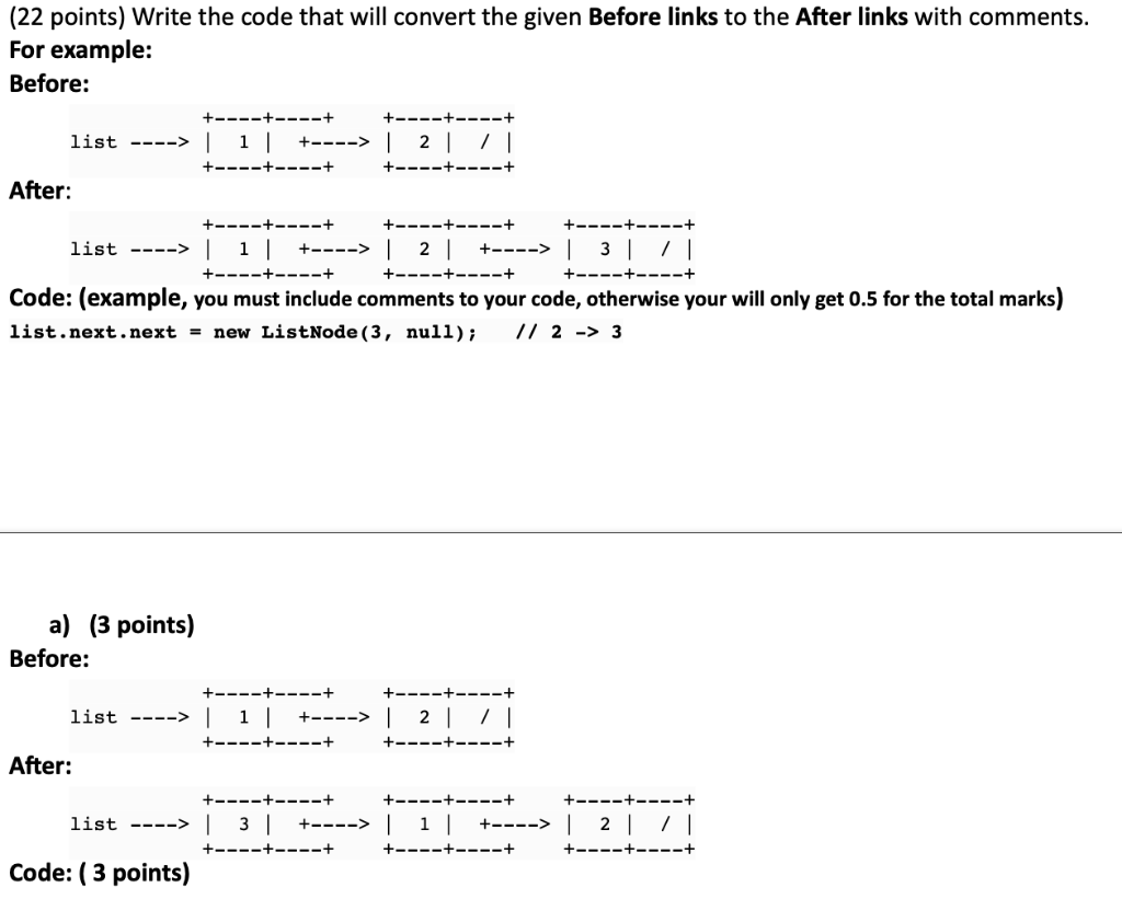 Solved (22 points) Write the code that will convert the | Chegg.com