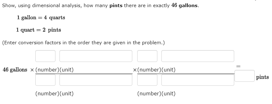 How Many Pints In A Gallon Chart