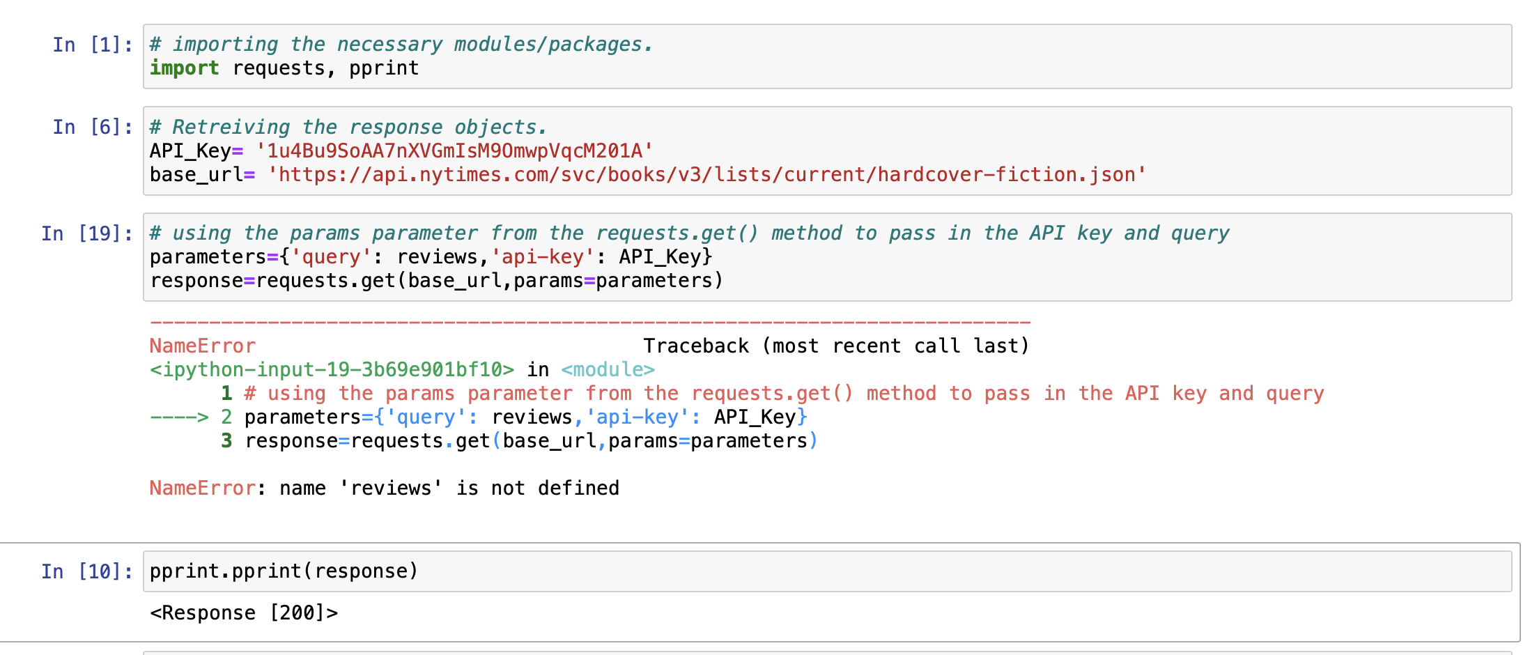 Solved How do I put in a query parameter for the Books API | Chegg.com