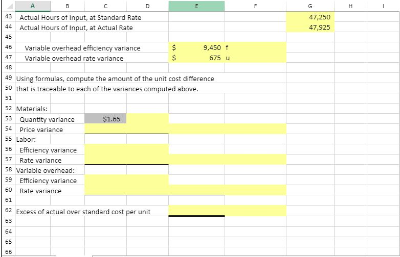 Solved PLEASE SOLVE BY SHOWING THE EXCEL FORMULAS, IF THERE | Chegg.com
