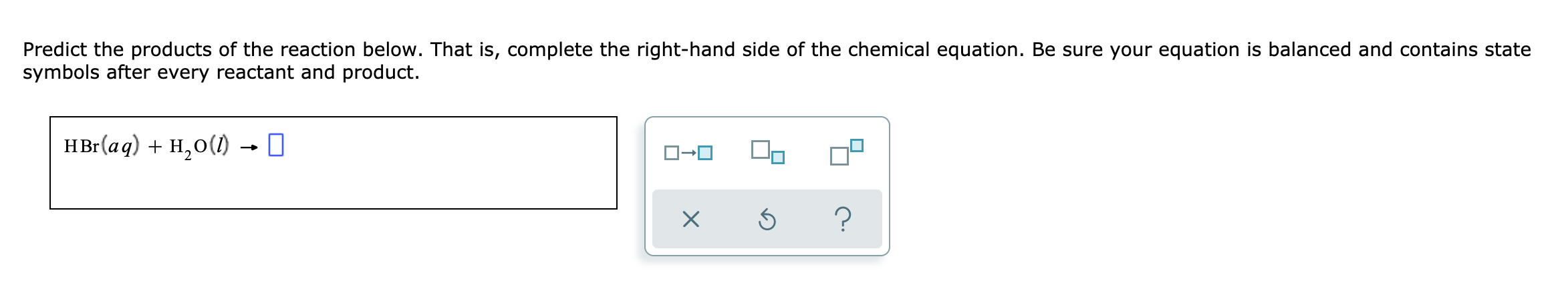 Solved Predict the products of the reaction below. That is, | Chegg.com
