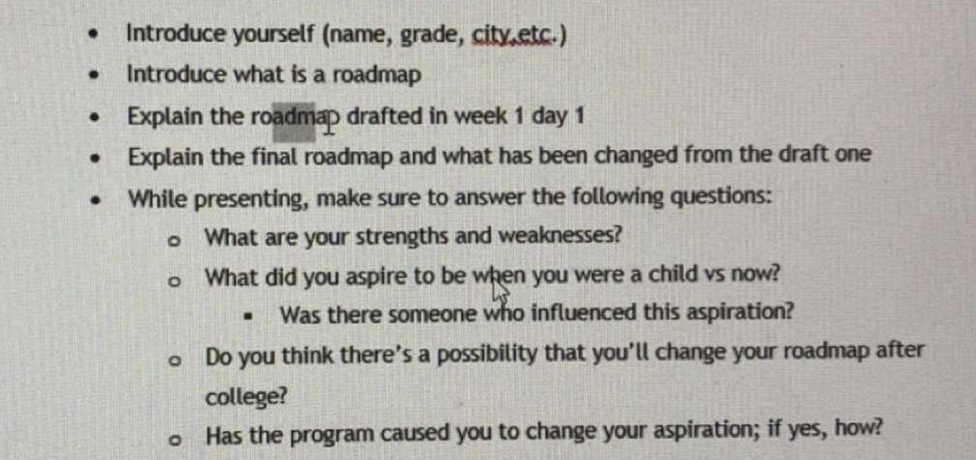 Solved . Introduce yourself (name, grade, city.etc.)