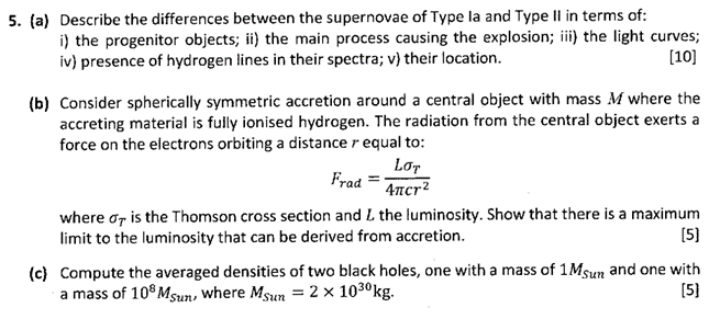 Solved 5. (a) Describe the differences between the | Chegg.com