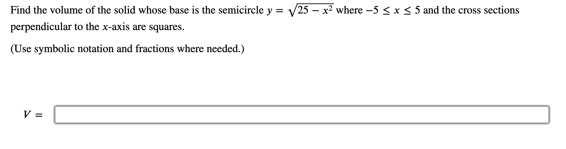 Solved Let B Be The Solid Whose Base Is The Circle X2+y2=169 | Chegg.com