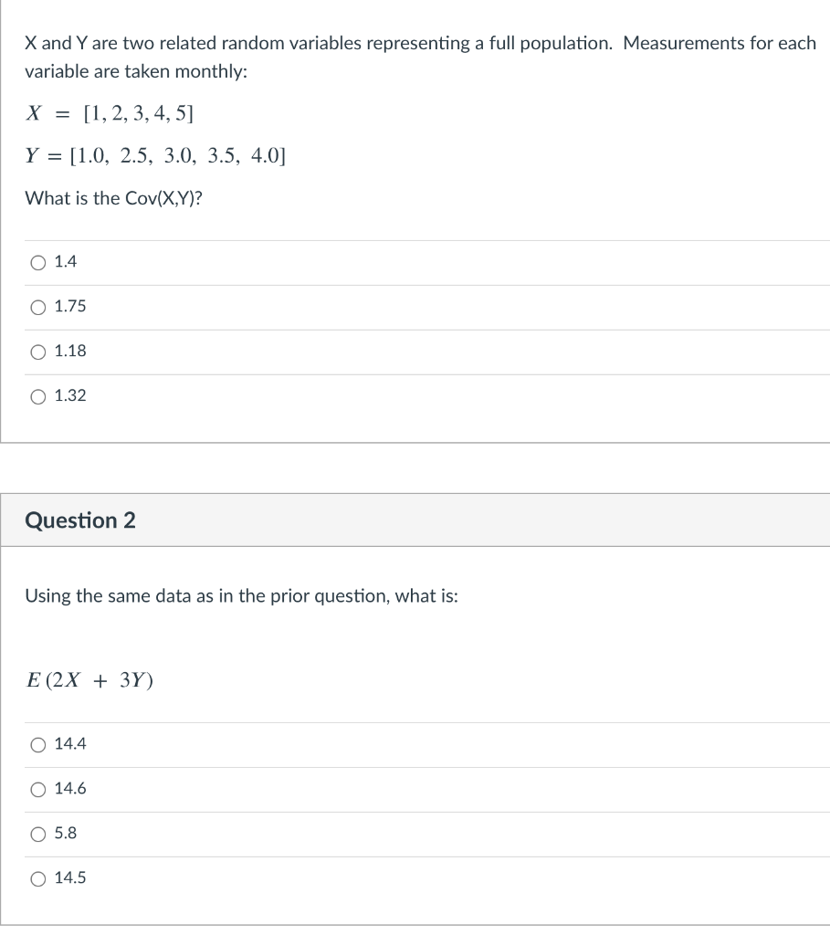 Solved X and Y are two related random variables representing | Chegg.com