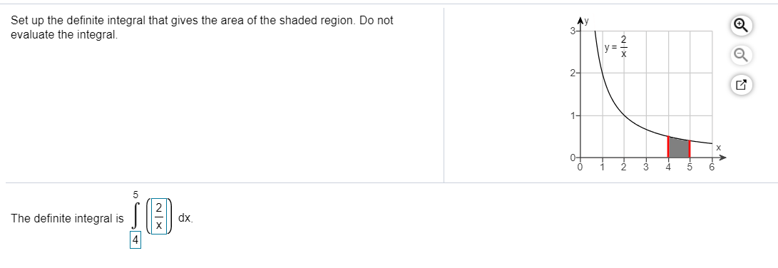 Solved Set up the definite integral that gives the area of | Chegg.com