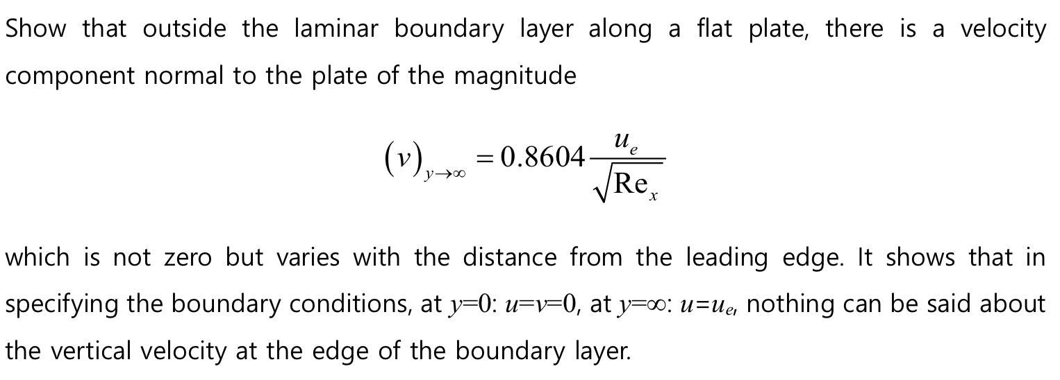 Solved Show that outside the laminar boundary layer along a | Chegg.com