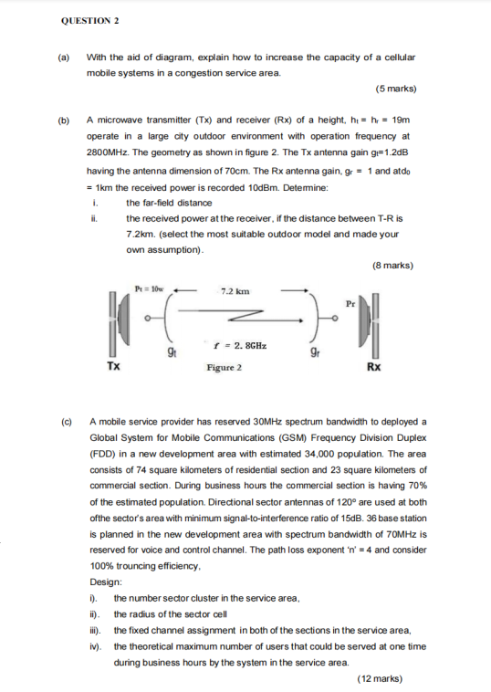 [Solved] (a) With the aid of diagram, explain how to incr