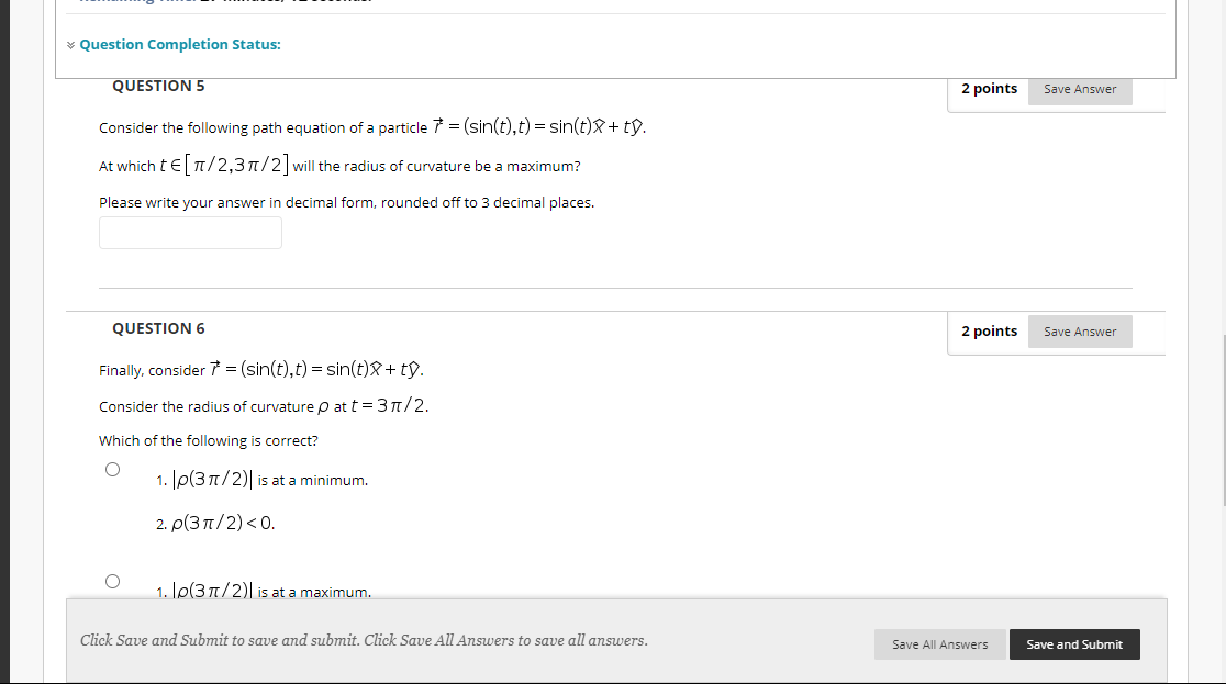 Solved Question Completion Status: QUESTION 5 2 points Save | Chegg.com