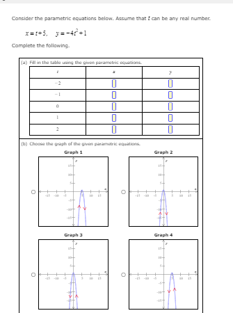 Solved Consider the parametric equations below. Assume that | Chegg.com
