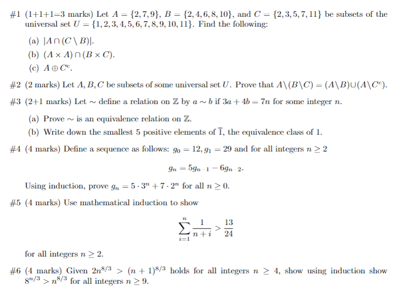 Solved These Are MATH210 (Discrete Mathematics) Questions. | Chegg.com