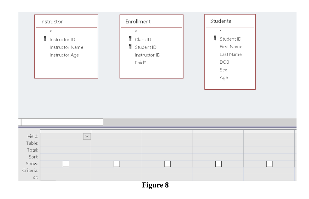 Solved Studant Tohlo Instructor Table Enrollment | Chegg.com