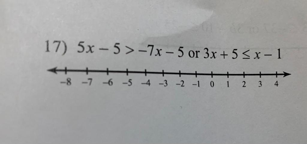 5) 1 5x -2=4 6) 7 - 6x = - 5