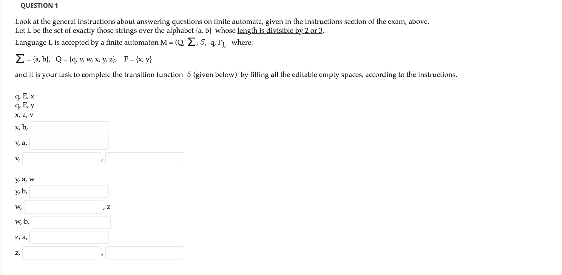 Solved Question 1 Look At The General Instructions About Chegg Com