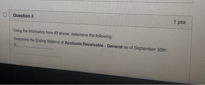 Solved D Question 2 1 pts USE THE FOLLOWING INFORMATION TO | Chegg.com