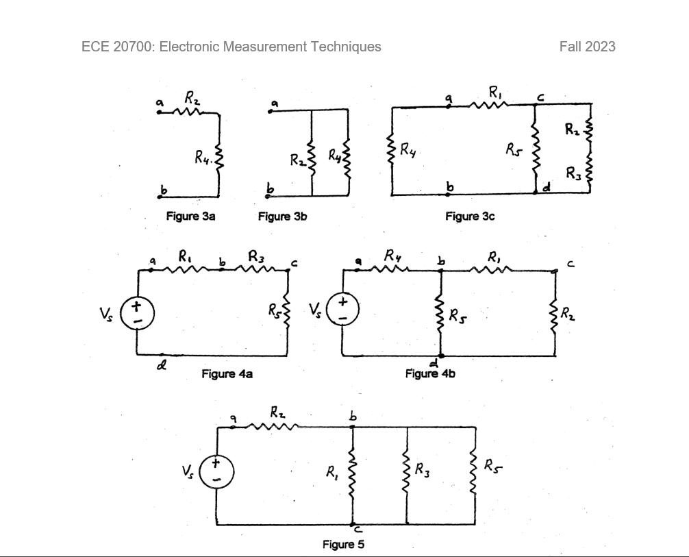 Ece Electronic Measurement Techniques Fall Chegg Com