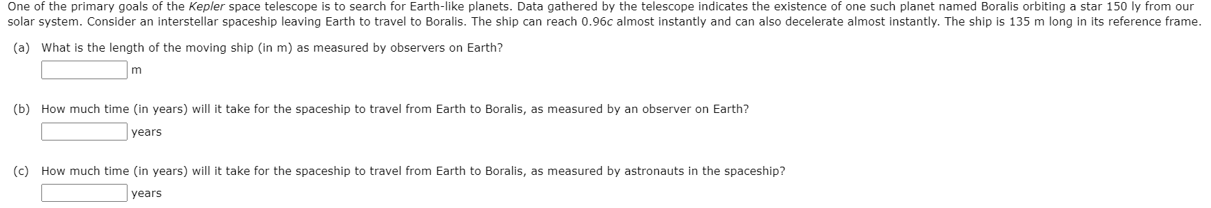 Solved One of the primary goals of the Kepler space | Chegg.com