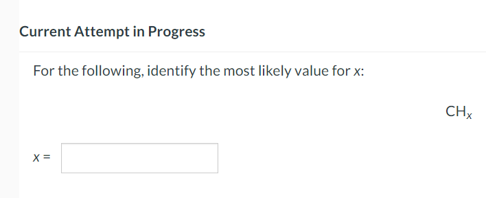 Solved For the following, identify the most likely value for | Chegg.com