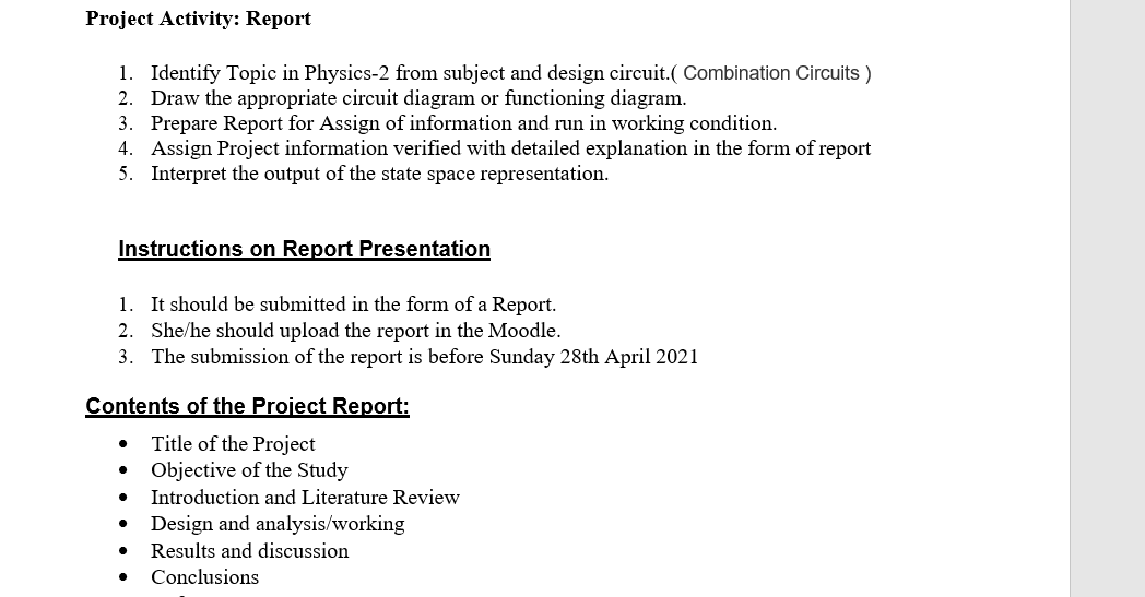 Solved Project Activity: Report 1. Identify Topic in | Chegg.com