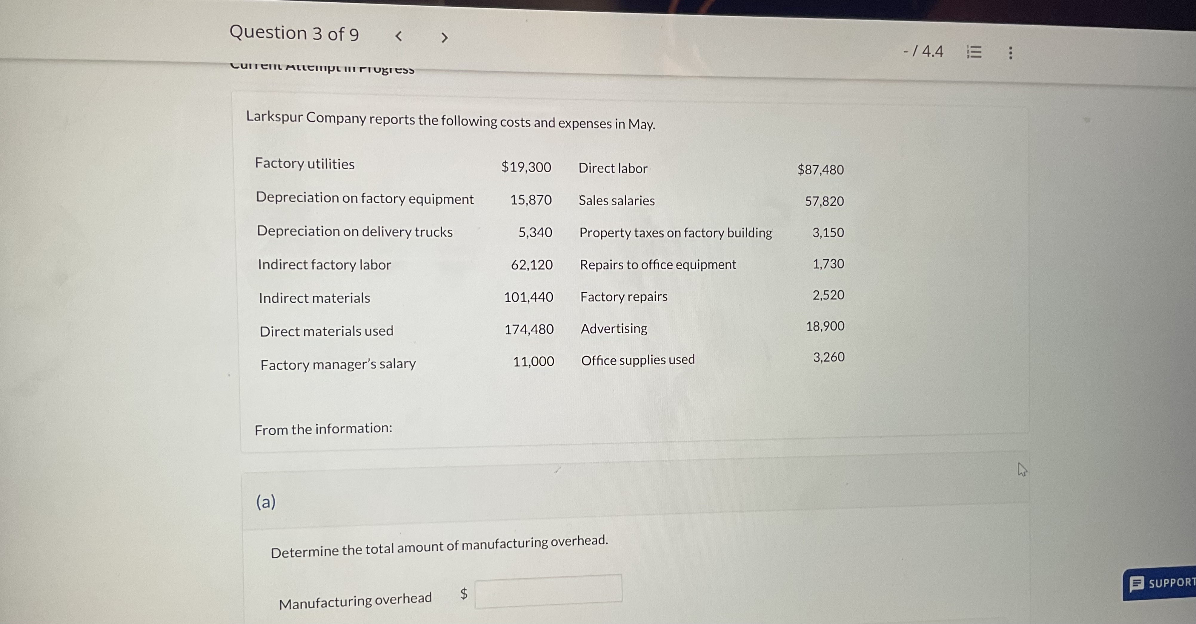 Knight Company Reports The Following Costs And Expenses In May - zeiul5v