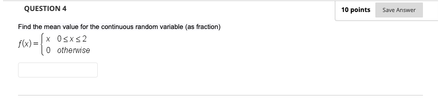 Solved 10 points Save Answer QUESTION 5 Let X be a | Chegg.com