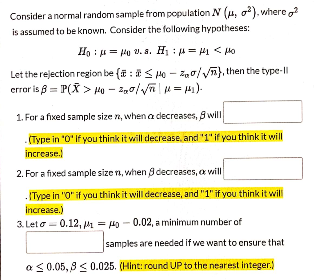 Solved Consider A Normal Random Sample From Population N Chegg Com